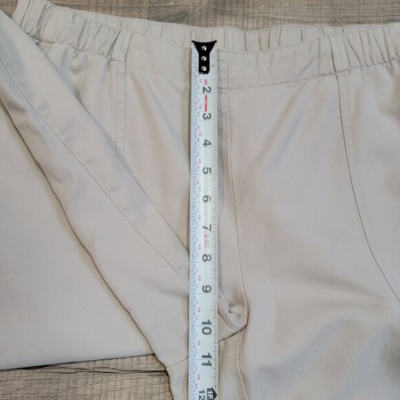 J Jill Purejill Wide Leg Pull On Pants Size Medium Tencel Cotton Blend Elastic - Picture 8 of 11